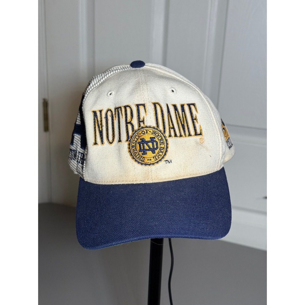 Vintage 90s Sports Specialties Notre Dame Fighting Irish Snapback Hat